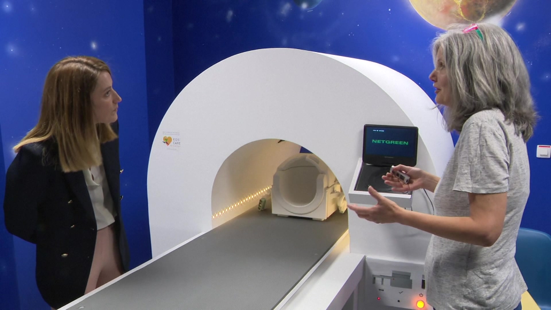 Roberta METSOLA, EP President visit to the Queen Fabiola Children's University Hospital: extracts